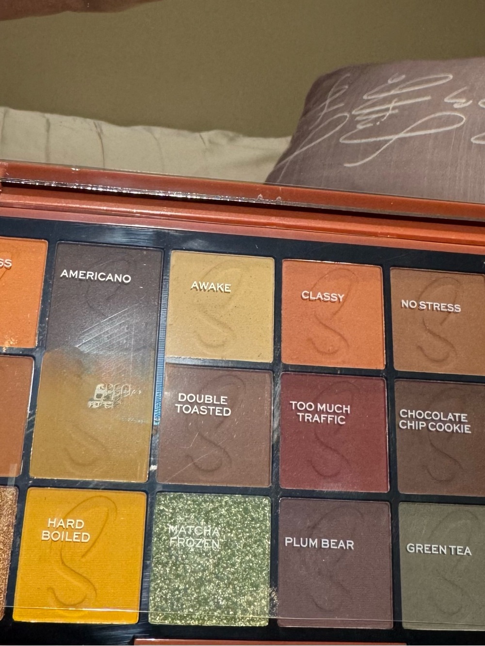 Makeup Revolution Eyeshadow Palette - Yellow, Orange, Green, Brown, Gold Shades